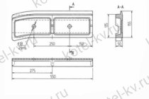 Уплотнение заднее правое 00.1629.013 Т 22.01.002